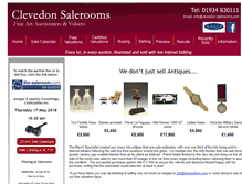 Tablet Screenshot of clevedon-salerooms.com